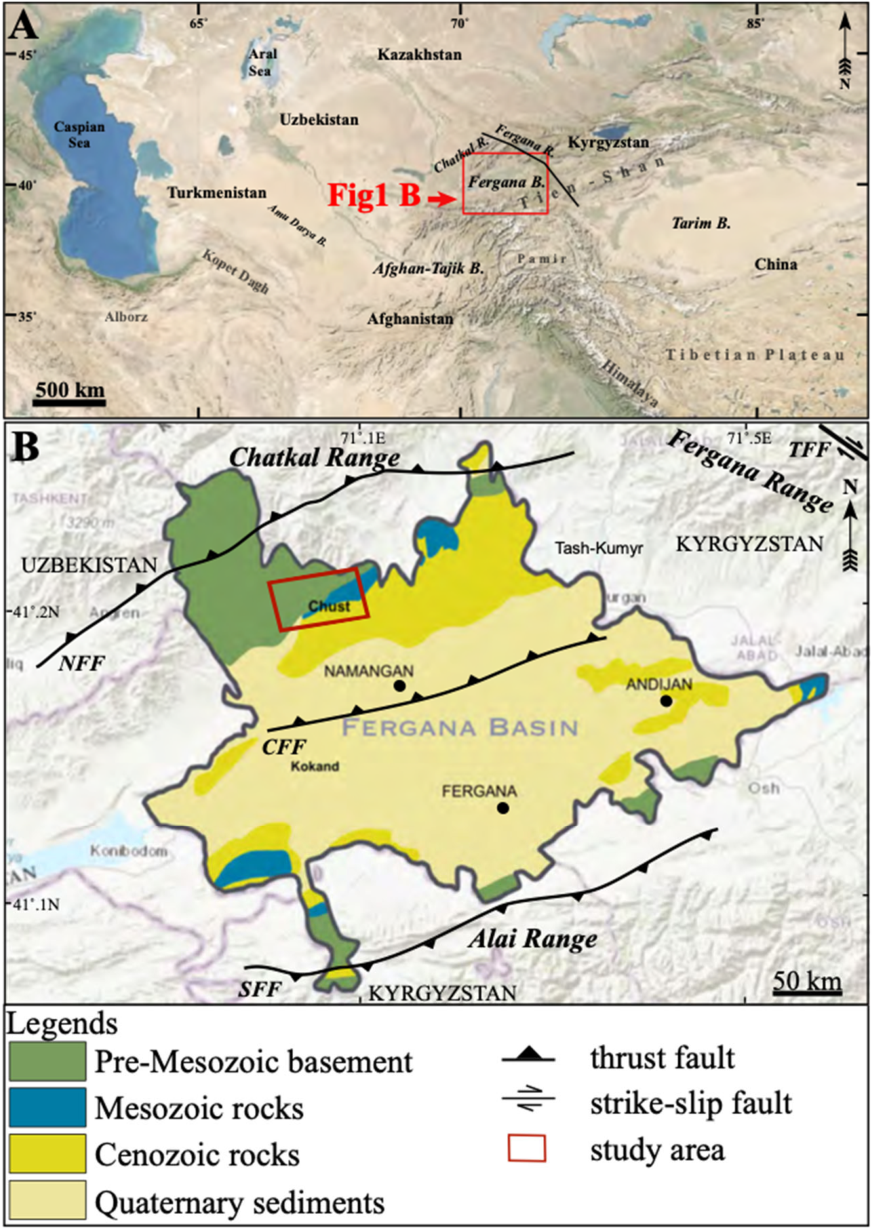 Map 4 · Where the Fergana comparison was studied.